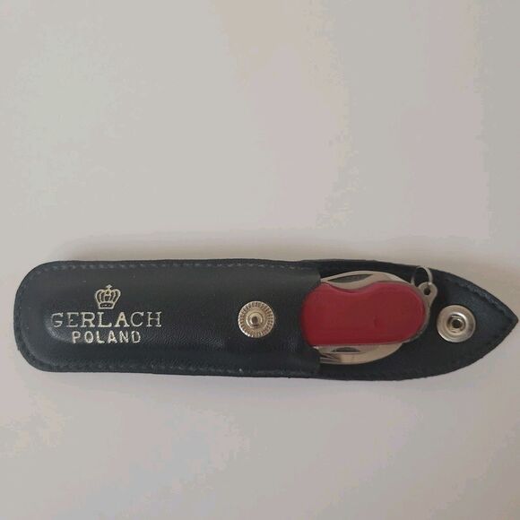 Vtg Gerlach Stainless Multi Tool Scissors Corkscrew - Picture 2 of 5